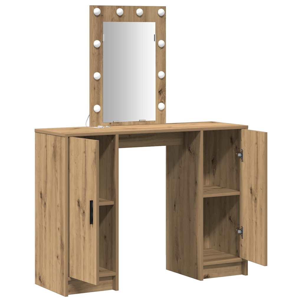 Klædeskab Brun 102 x 33 x 135 cm Konstrueret træ