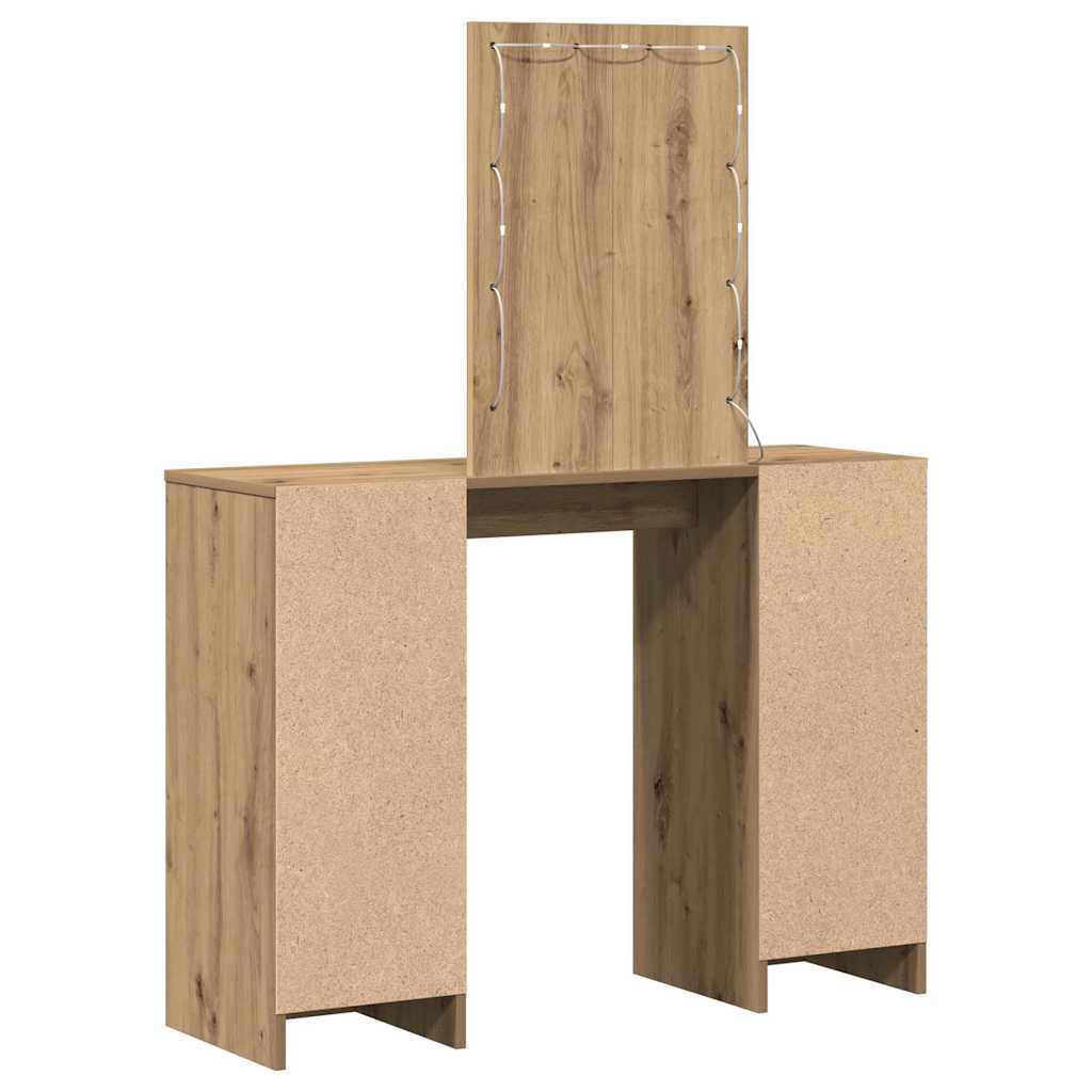 Klædeskab Brun 102 x 33 x 135 cm Konstrueret træ