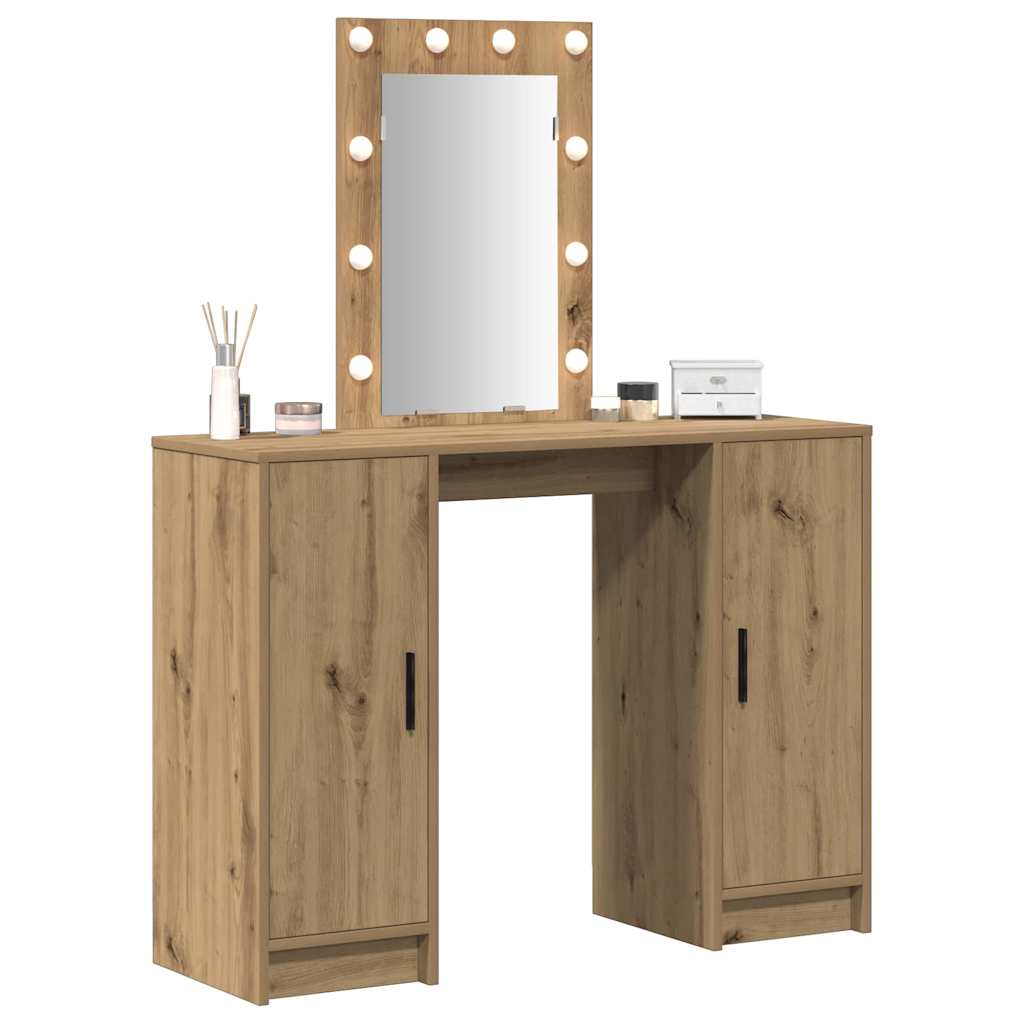 Klædeskab Brun 102 x 33 x 135 cm Konstrueret træ
