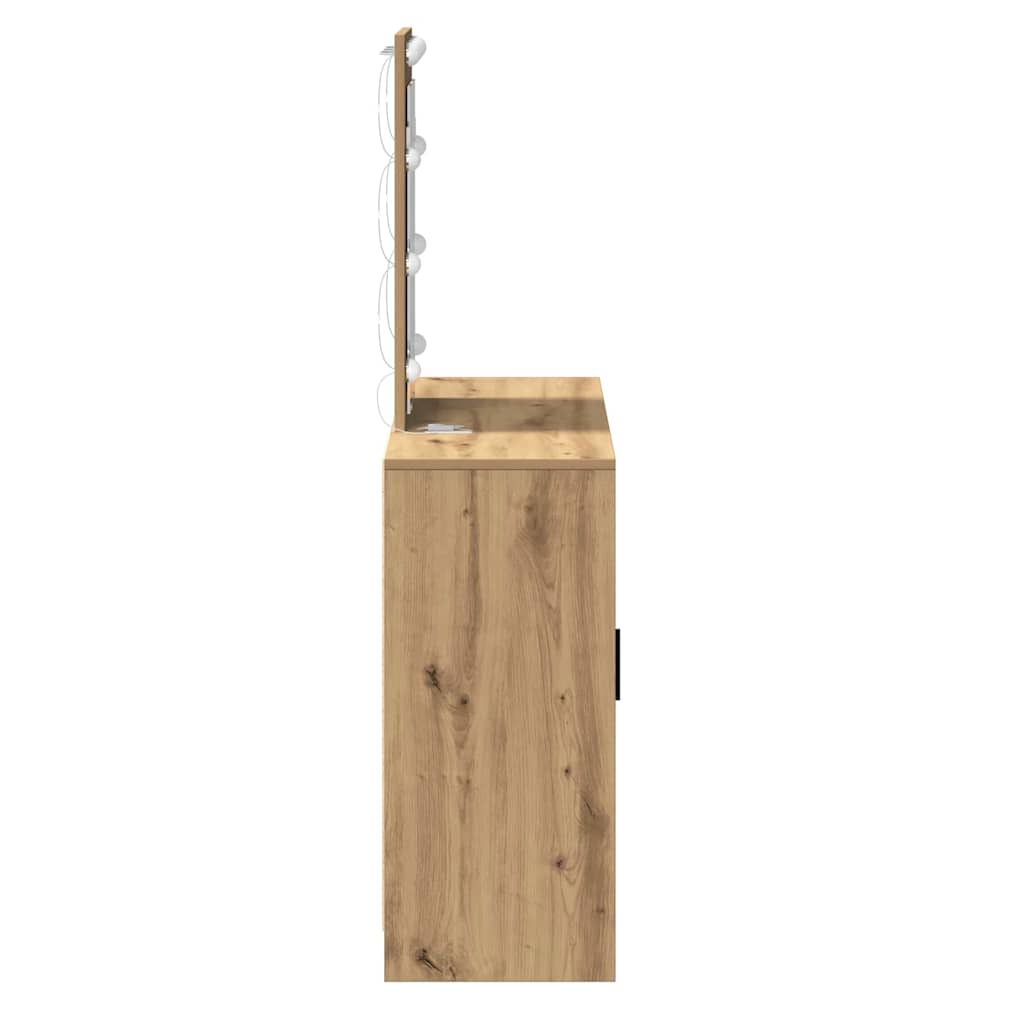 Klædeskab Brun 102 x 33 x 135 cm Konstrueret træ