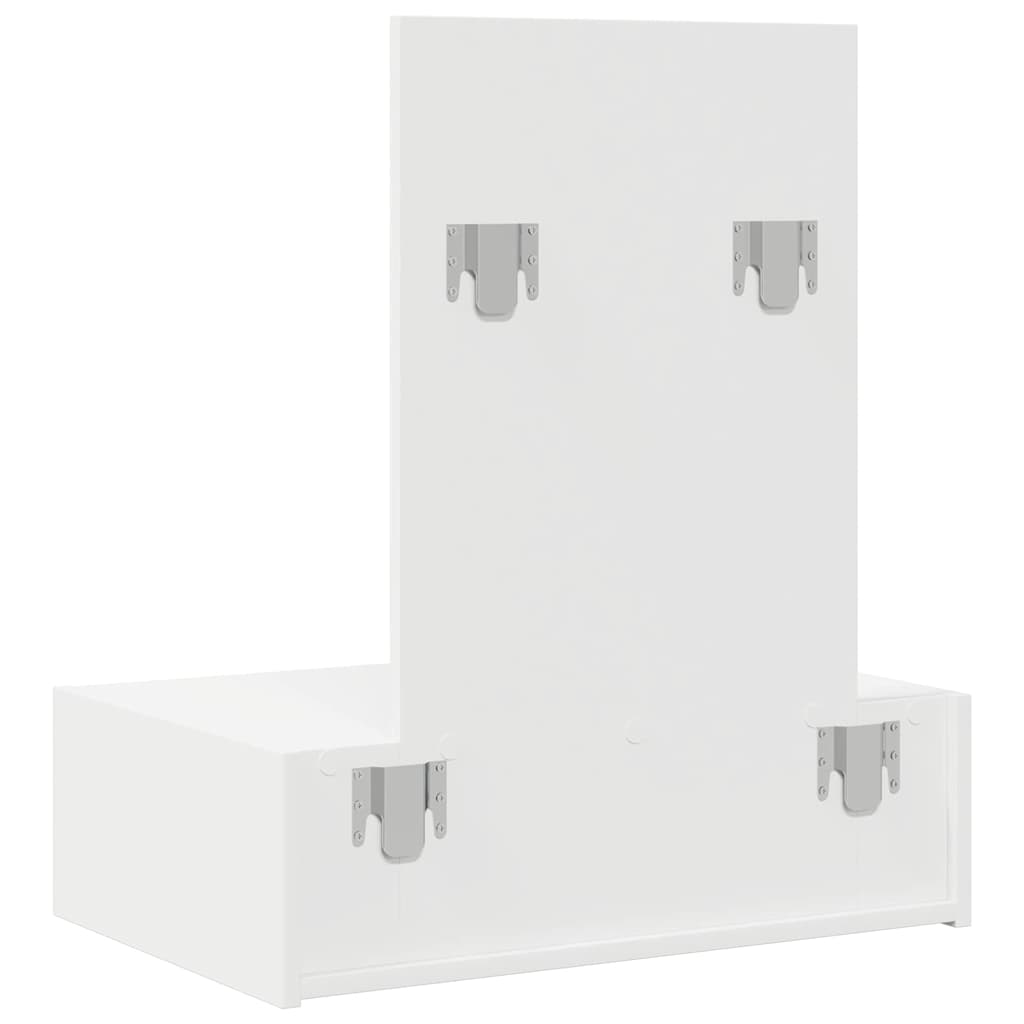 Klædeskab Hvid 60 x 40 x 70 cm Konstrueret træ