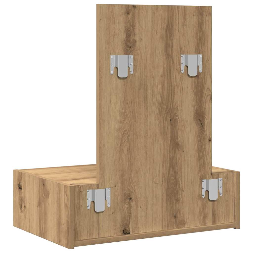 Klædeskab Brun 60 x 40 x 70 cm Konstrueret træ