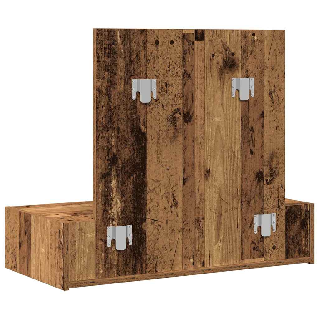 Klædeskab Brun 83 x 40 x 70 cm Konstrueret træ