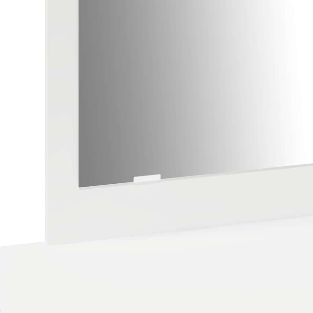 Klædeskab Hvid 100 x 40 x 70 cm Konstrueret træ