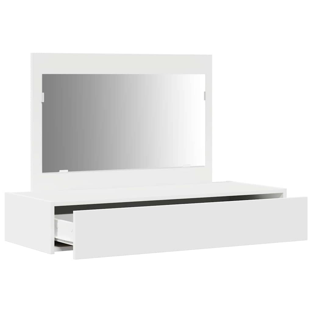 Klædeskab Hvid 100 x 40 x 70 cm Konstrueret træ