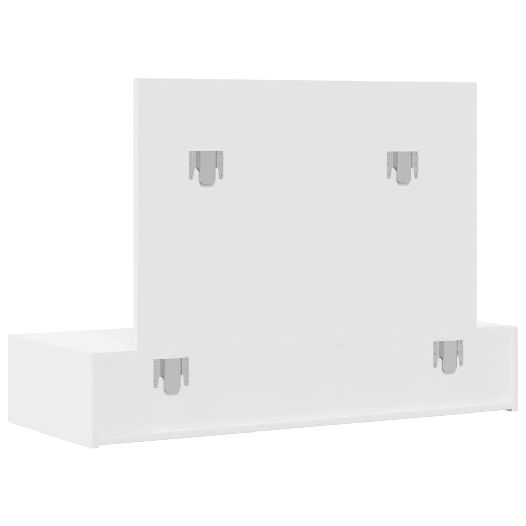 Klædeskab Hvid 100 x 40 x 70 cm Konstrueret træ