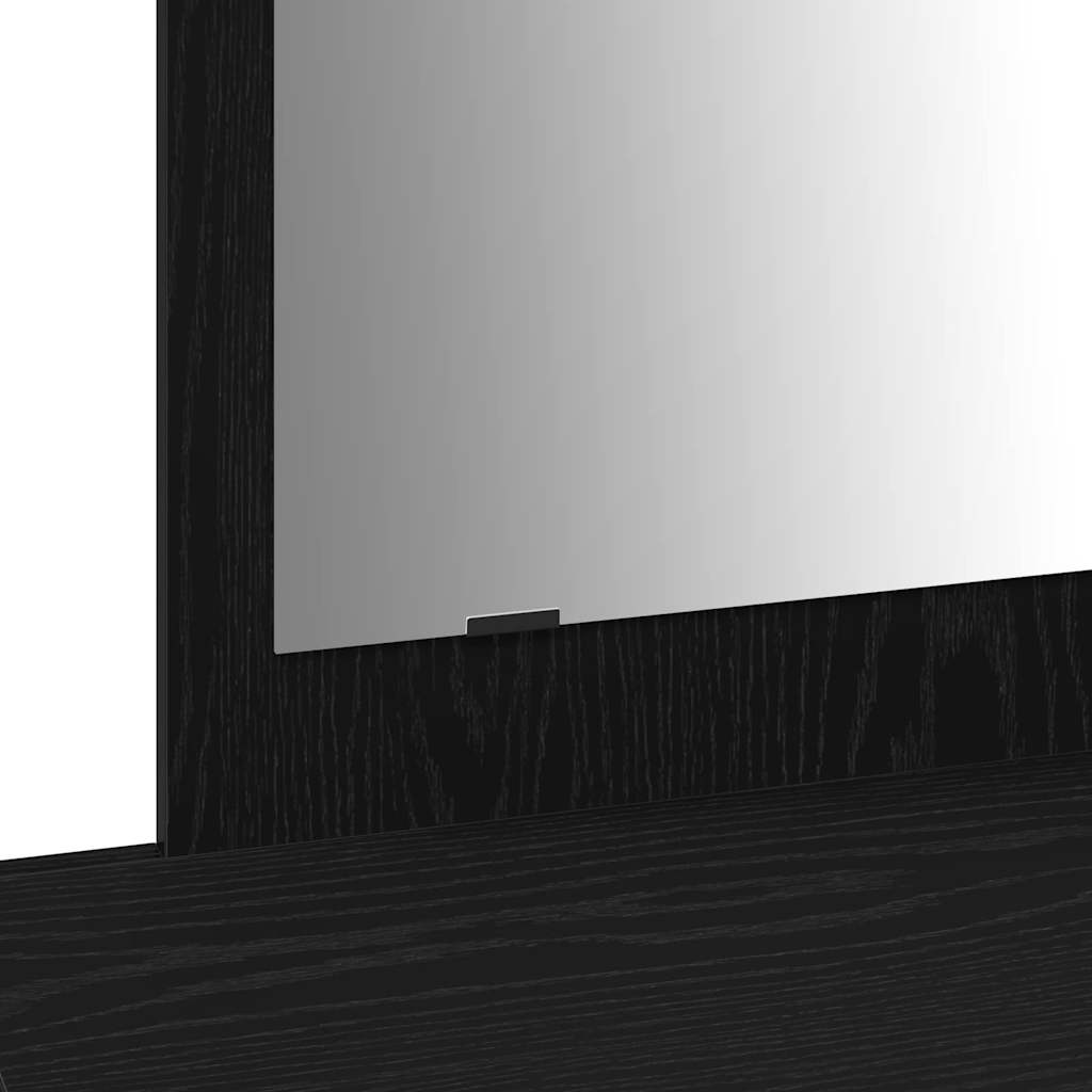 Klædeskab Sort 100 x 40 x 70 cm Konstrueret træ