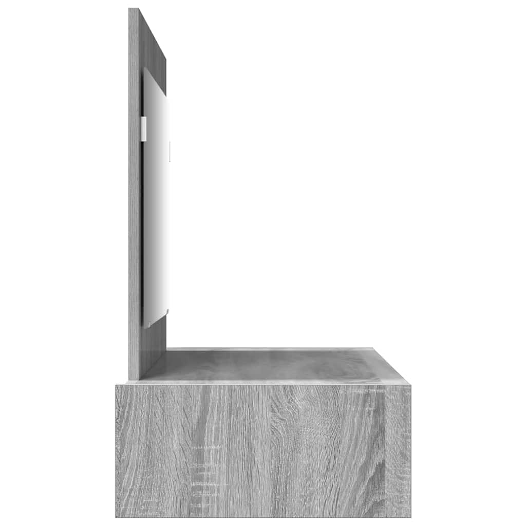 Klædeskab Grå 100 x 40 x 70 cm Konstrueret træ