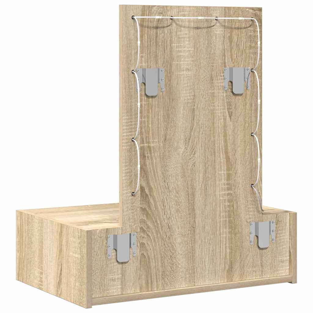 Klædeskab Brun 60 x 40 x 70 cm Konstrueret træ