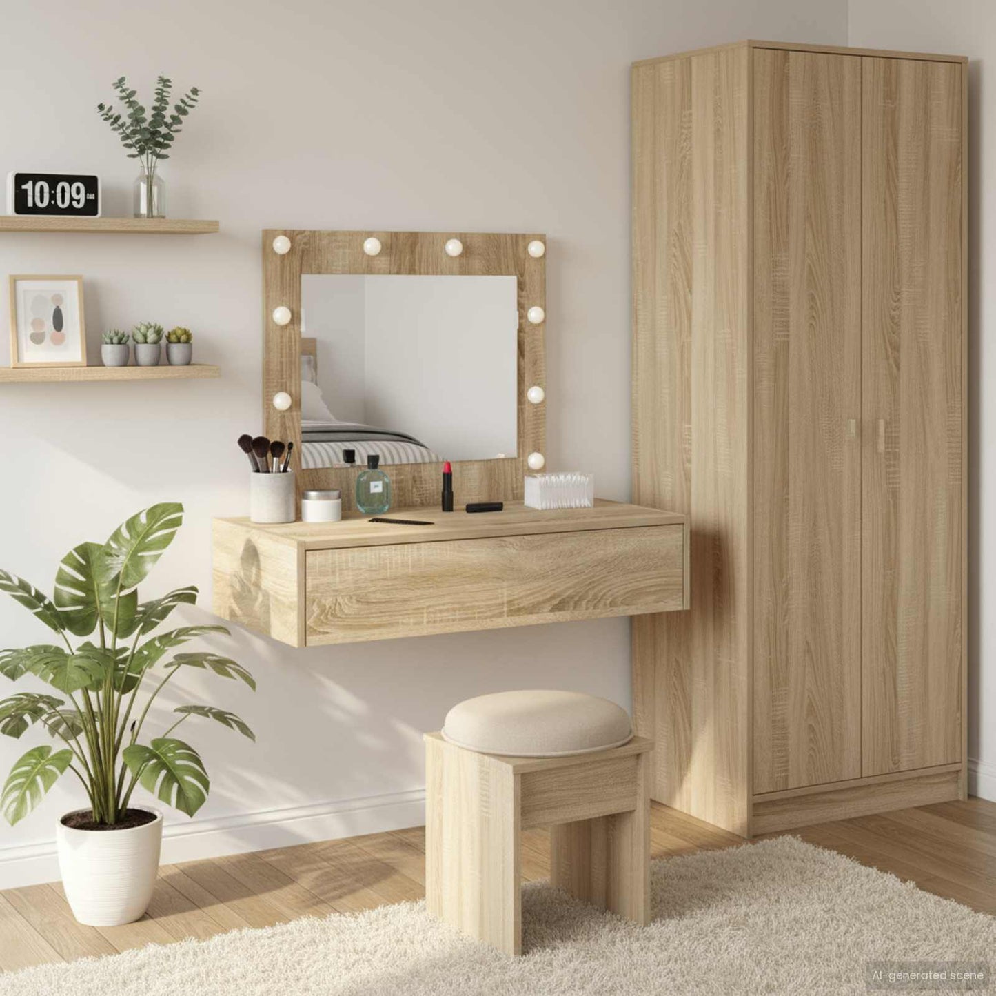 Klædeskab Brun 83 x 40 x 70 cm Konstrueret træ