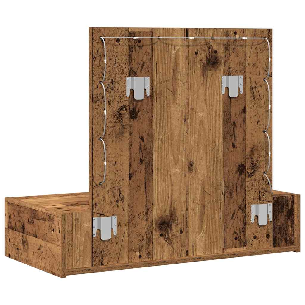 Klædeskab Brun 83 x 40 x 70 cm Konstrueret træ