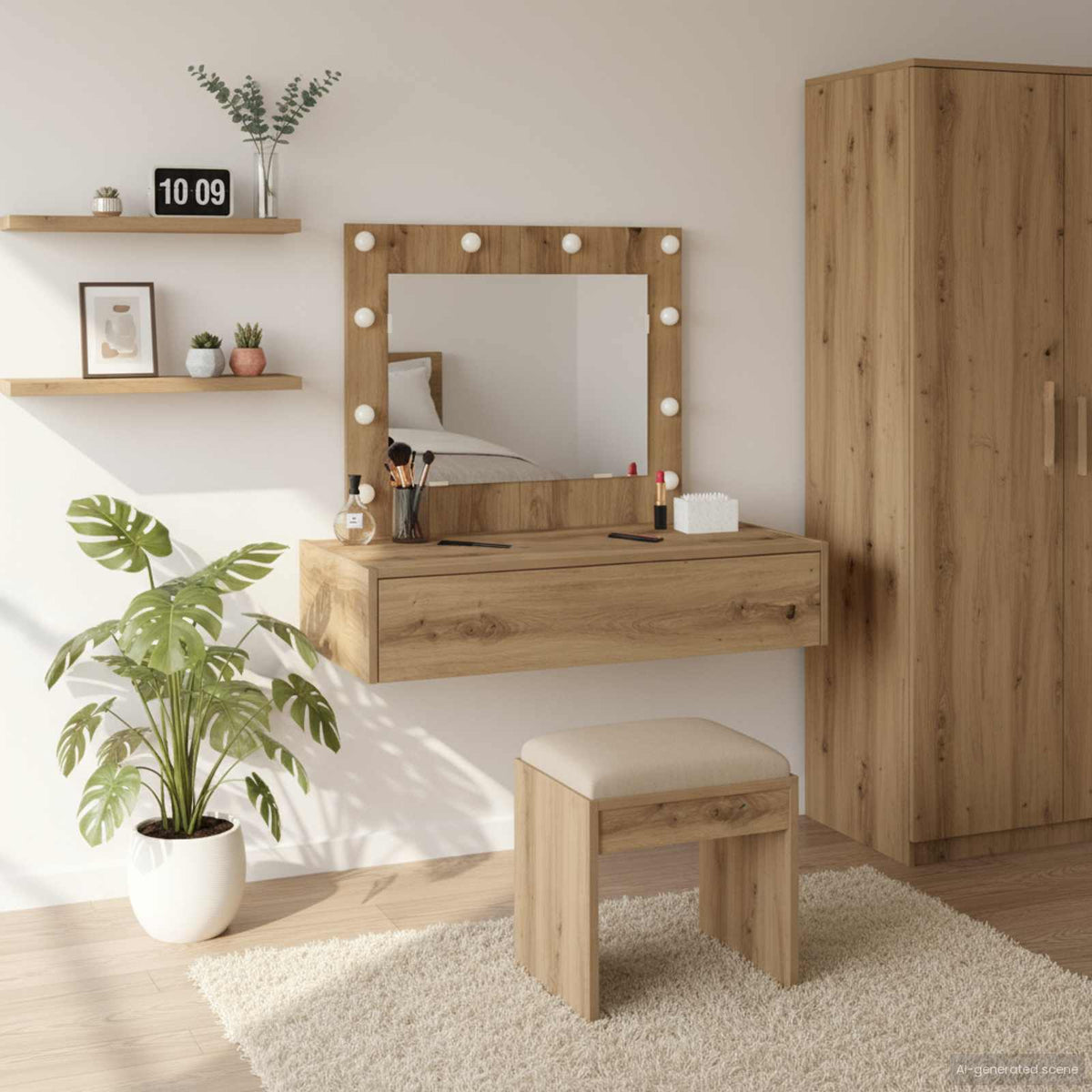 Klædeskab Brun 83 x 40 x 70 cm Konstrueret træ