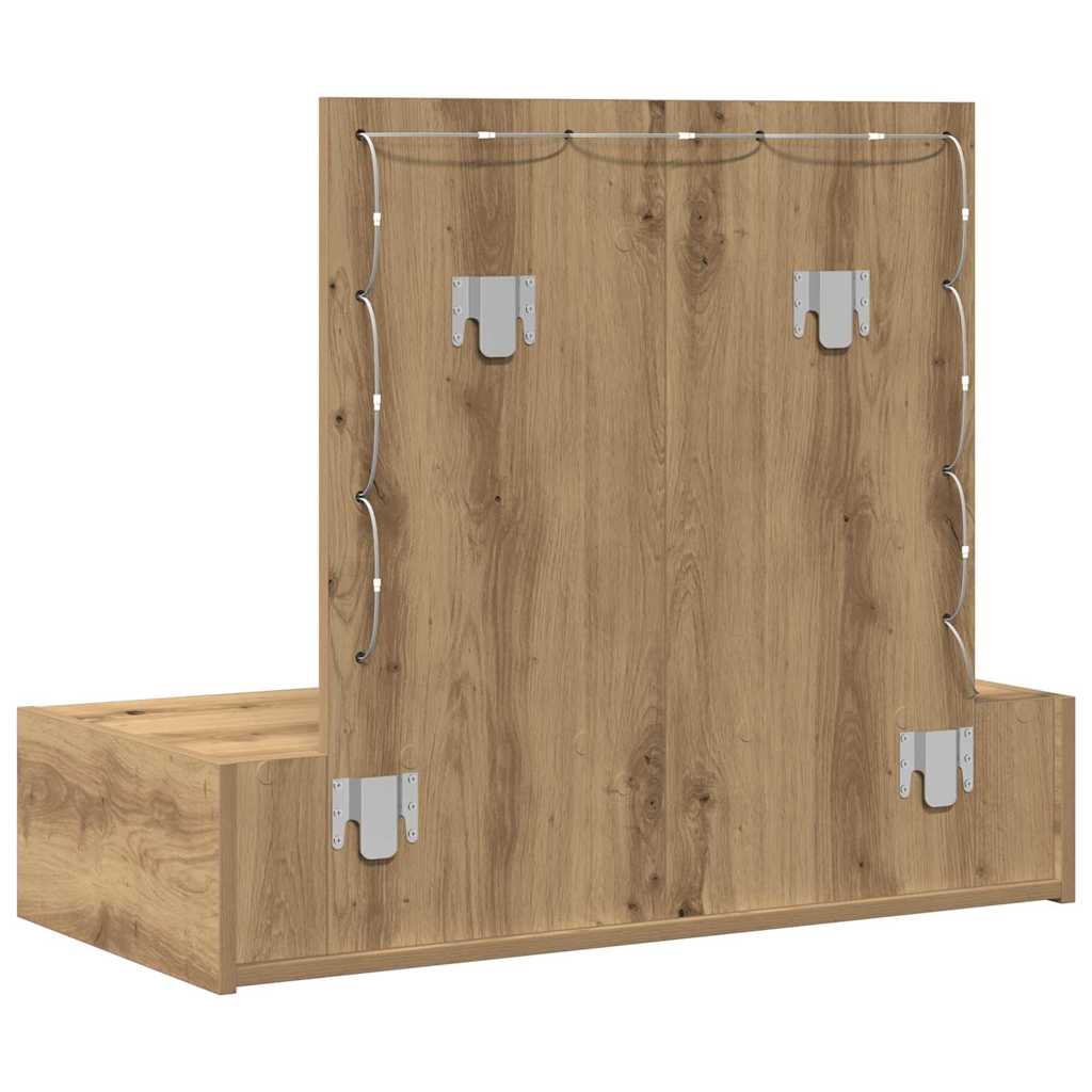Klædeskab Brun 83 x 40 x 70 cm Konstrueret træ