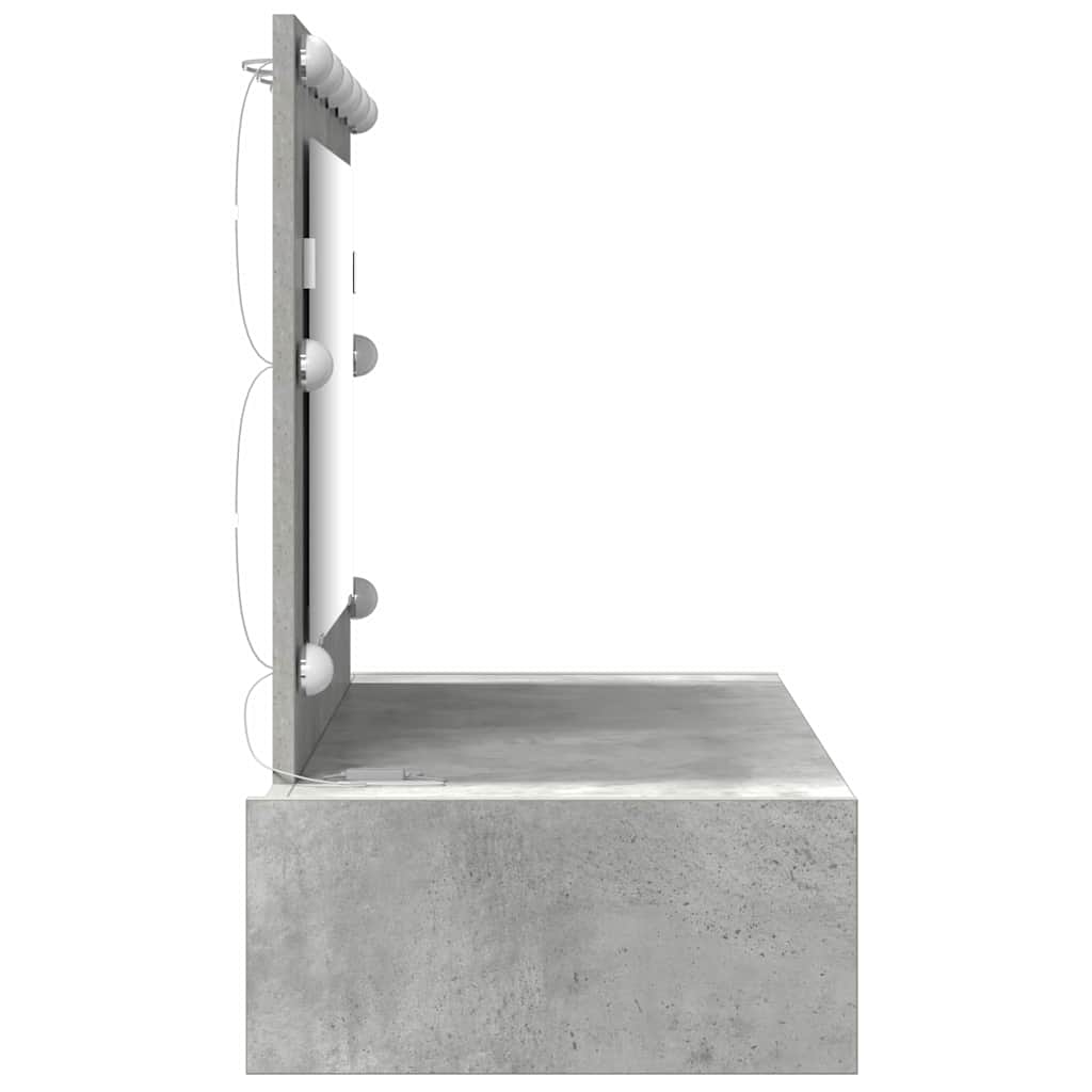 Klædeskab Grå 100 x 40 x 70 cm Konstrueret træ