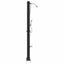Udendørs Solbruser 20 l PVC og Aluminium Sort