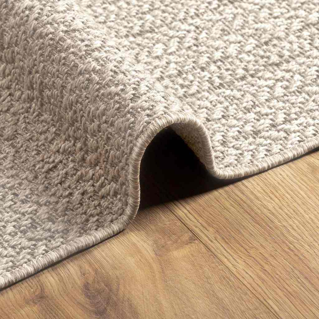 Tæppe ZIZUR Cremefarvet 170 x 120 cm Polypropylen