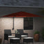 Havesol Terrakotta 248,5 x 247,5 x 160 cm Polyester og Stål