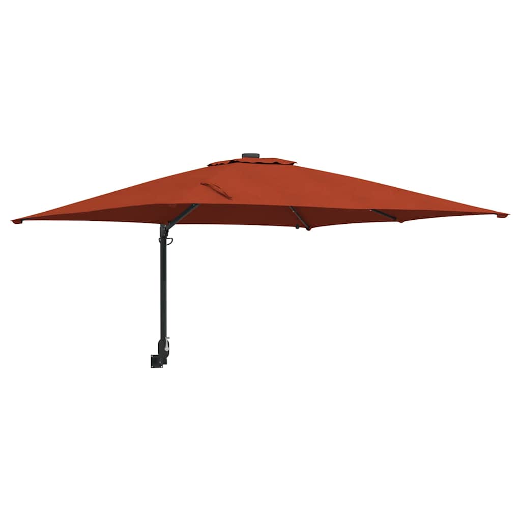 Havesol Terrakotta 248,5 x 247,5 x 160 cm Polyester og Stål