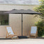 Havesol Antracit 385 x 209 x 244 cm Polyester og Stål