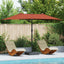 Havesol Terrakotta 385 x 209 x 244 cm Polyester og Stål
