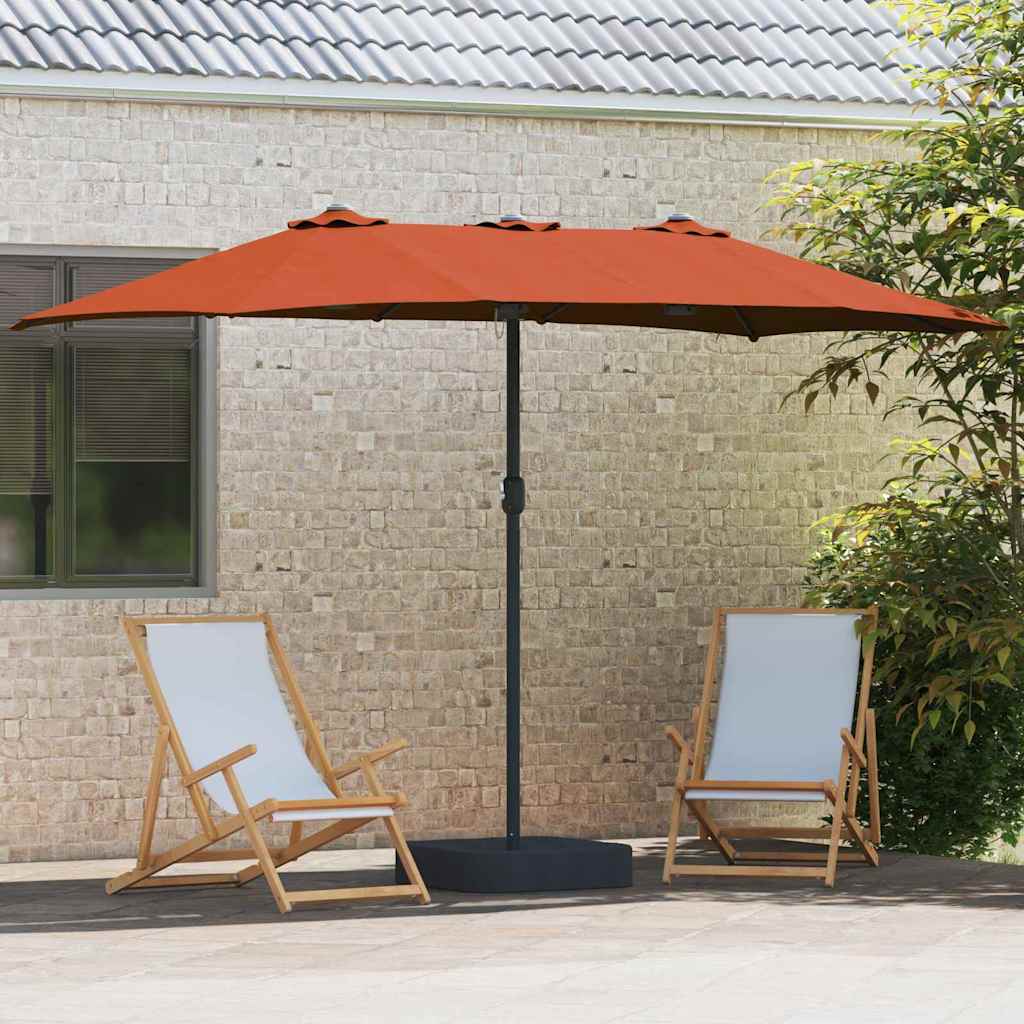Havesol Terrakotta 385 x 209 x 244 cm Polyester og Stål