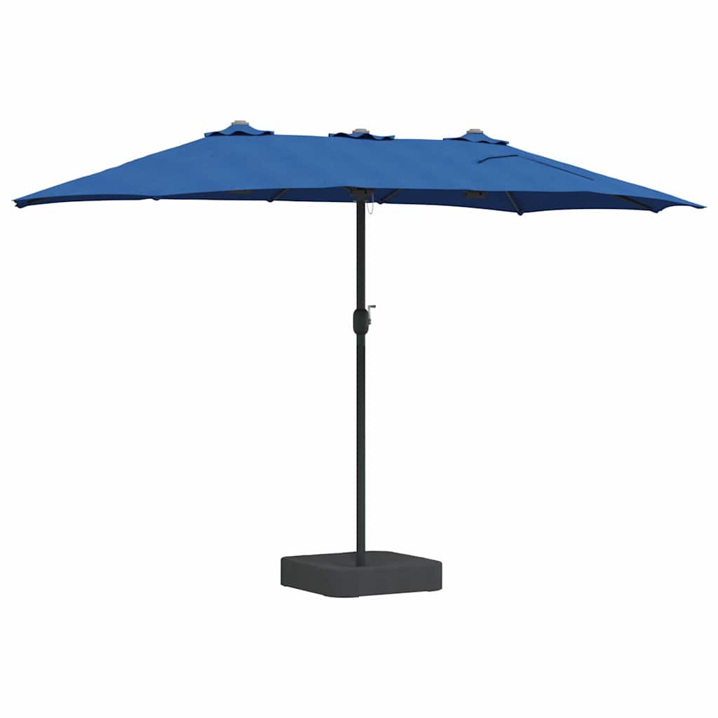 Havesol 385 x 209 x 244 cm Polyester og Stål Azurblå