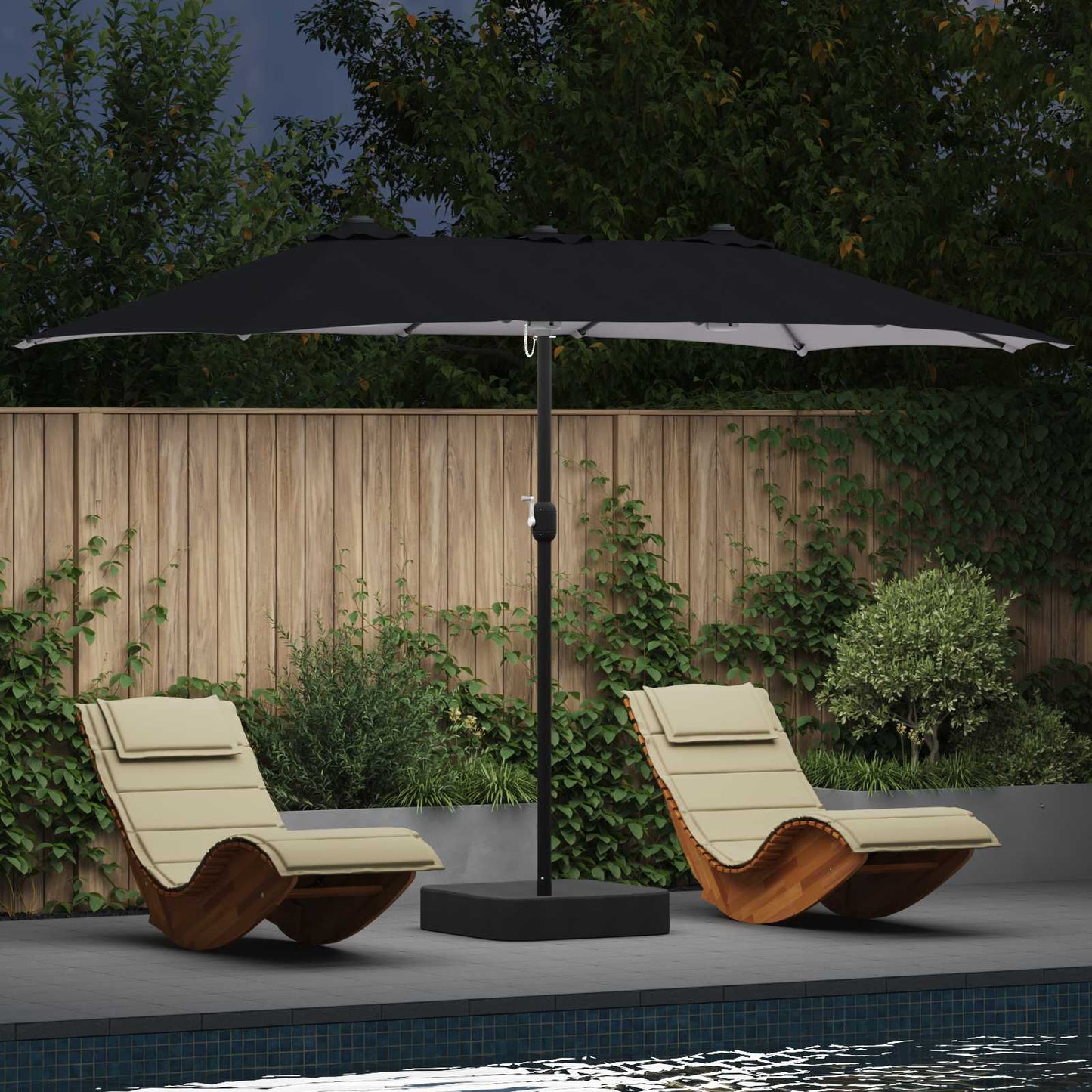 Havesol Antracit 385 x 209 x 244 cm Polyester