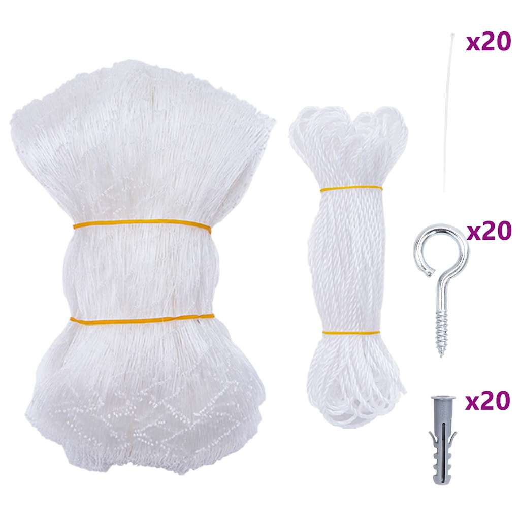 kattenet 4x3 m nylon transparent