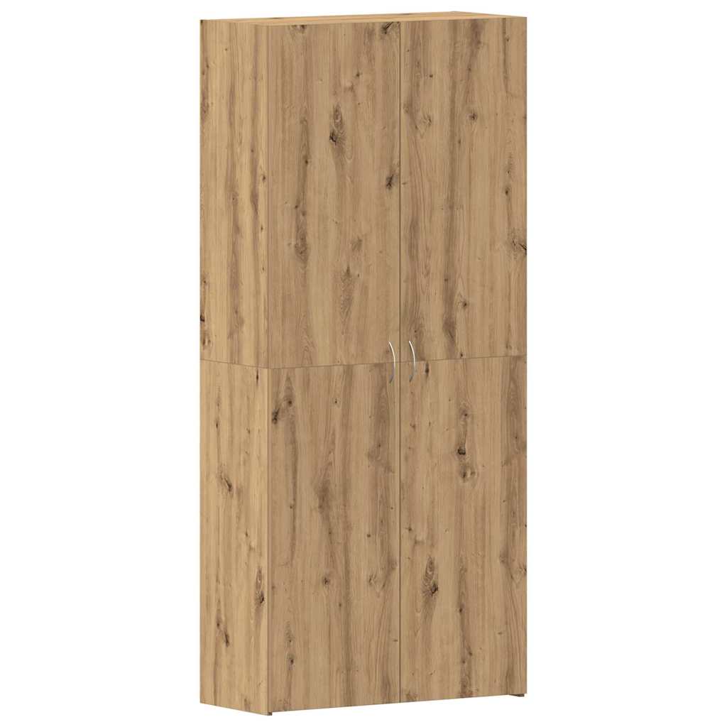 Sko skab 80 x 35.5 x 180 cm Konstrueret træ Brun