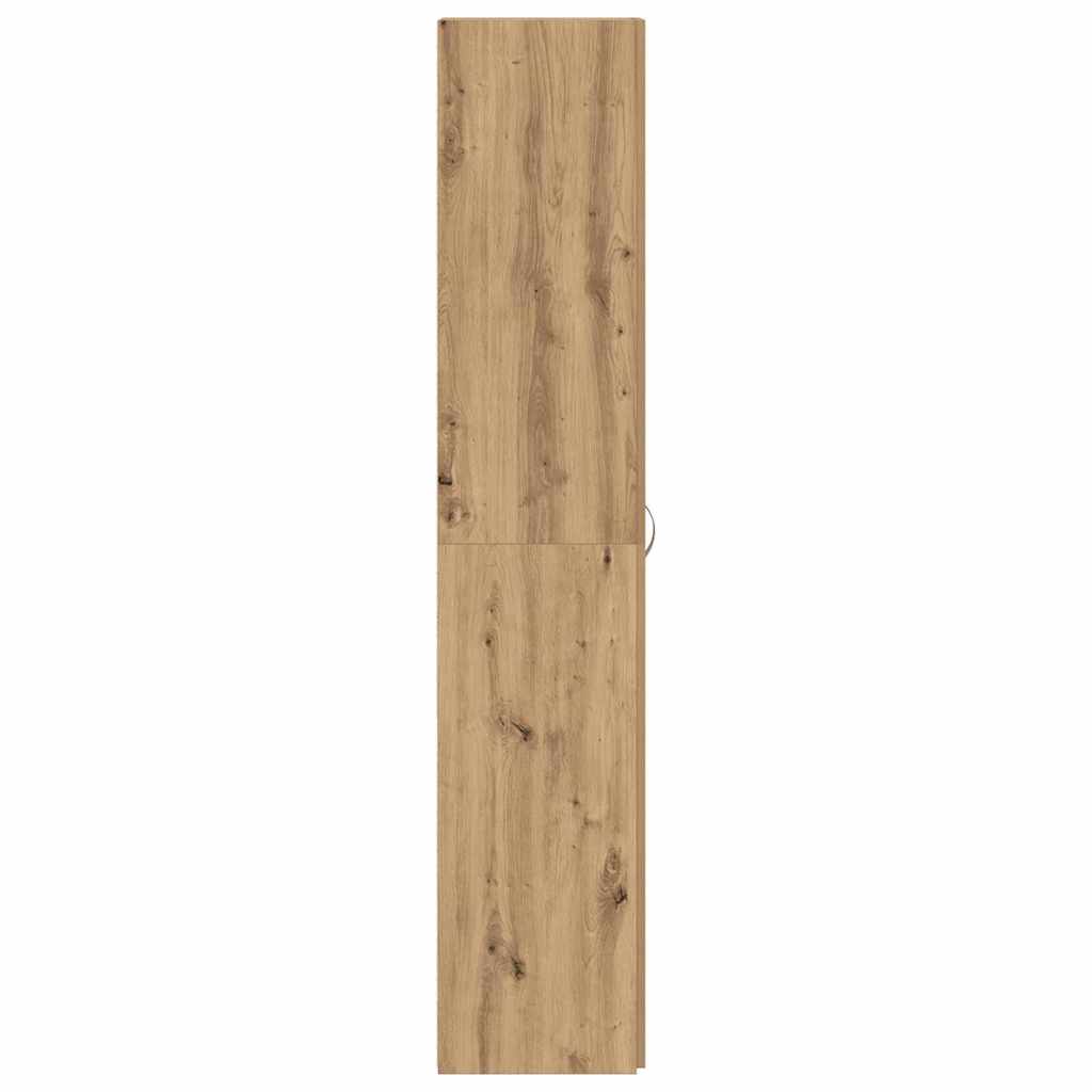 Sko skab 80 x 35.5 x 180 cm Konstrueret træ Brun