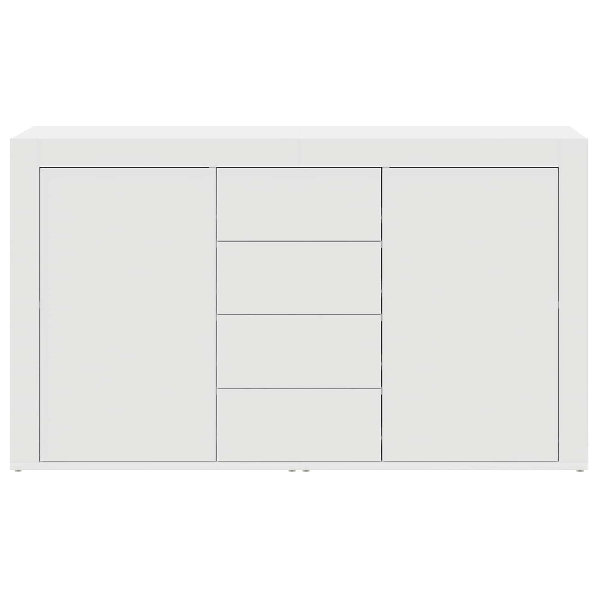 Sideboard Hvid 120 x 36 x 69 cm Konstrueret træ