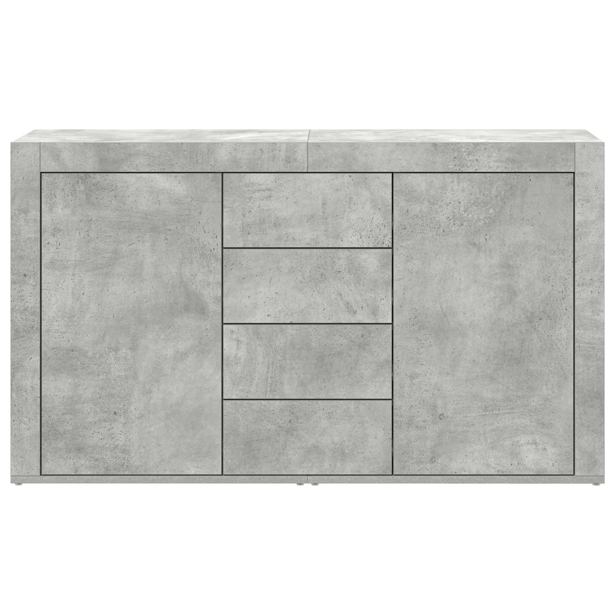Sideboard Beton Grå 120 x 36 x 69 cm Konstrueret træ