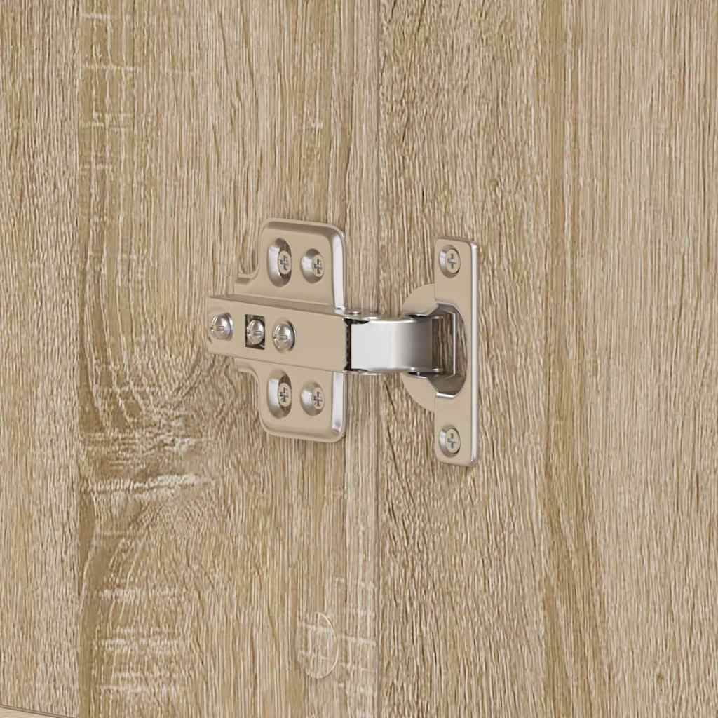 Sko skab 80 x 39 x 178 cm Konstrueret træ Sonoma eg