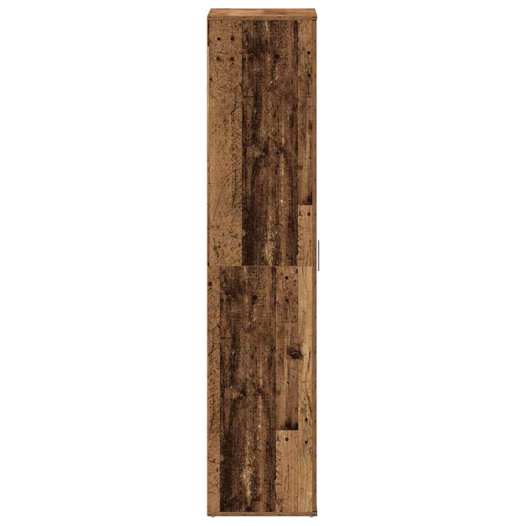 Sko skab 80 x 39 x 178 cm Konstrueret træ Gammelt træ
