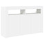 Sideboard Hvid 116 x 30 x 75 cm Konstrueret træ