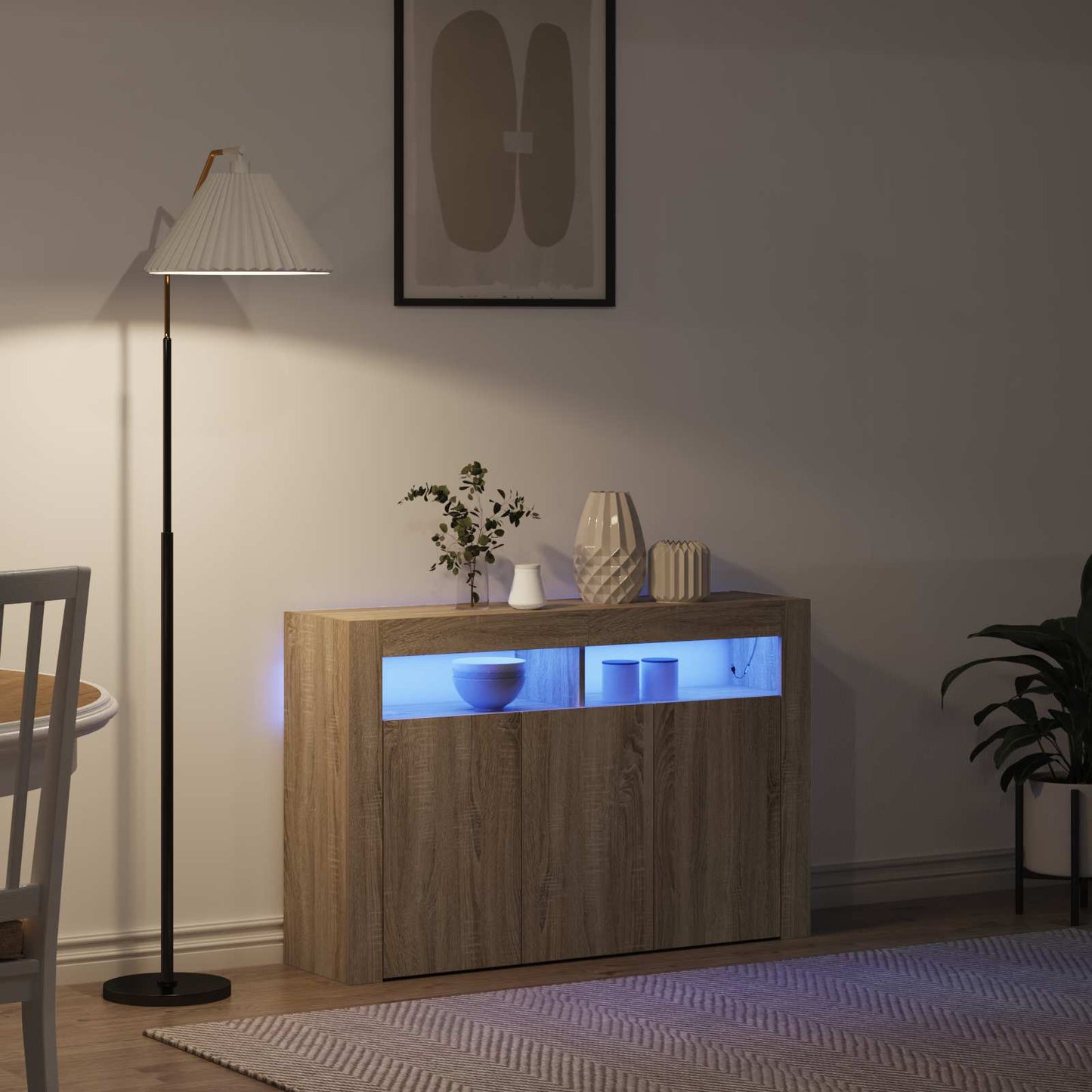 Sideboard Sonoma eg 116 x 30 x 75 cm Konstrueret træ