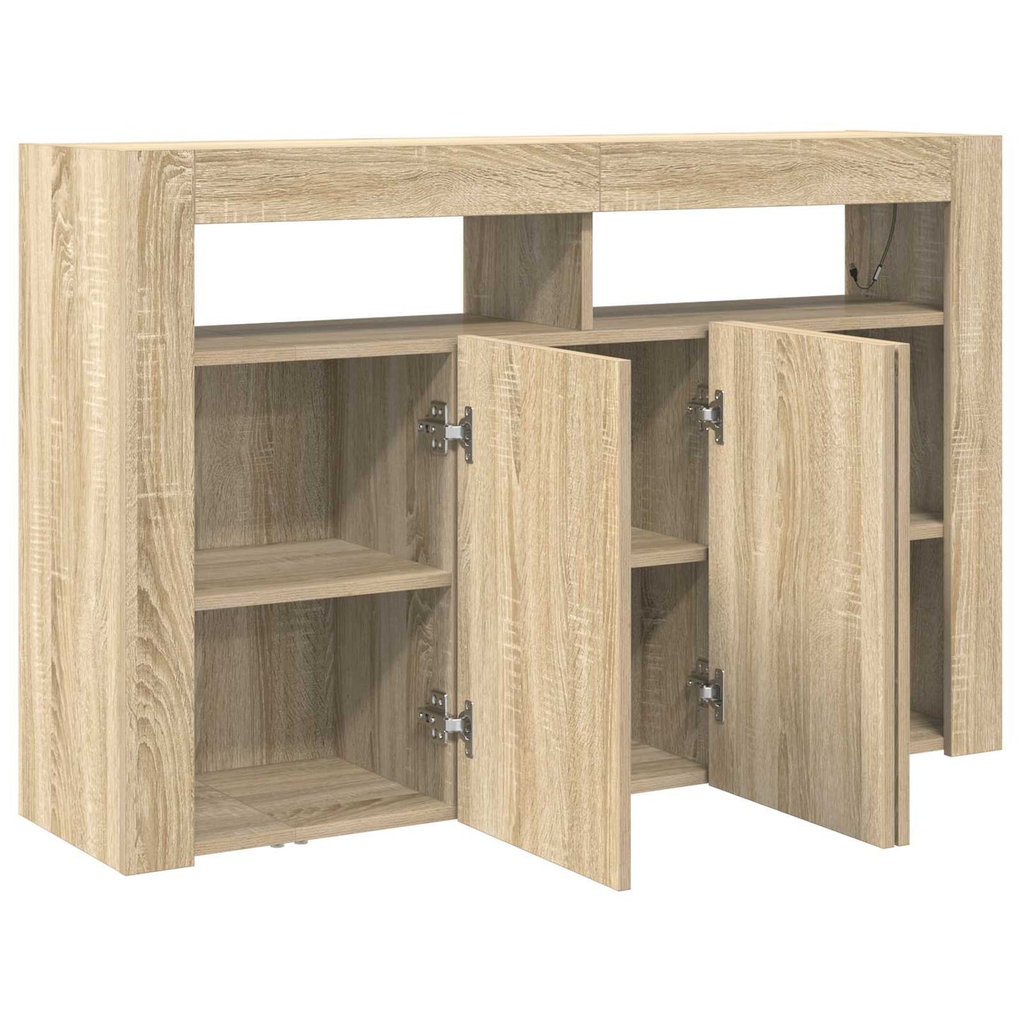 Sideboard Sonoma eg 116 x 30 x 75 cm Konstrueret træ