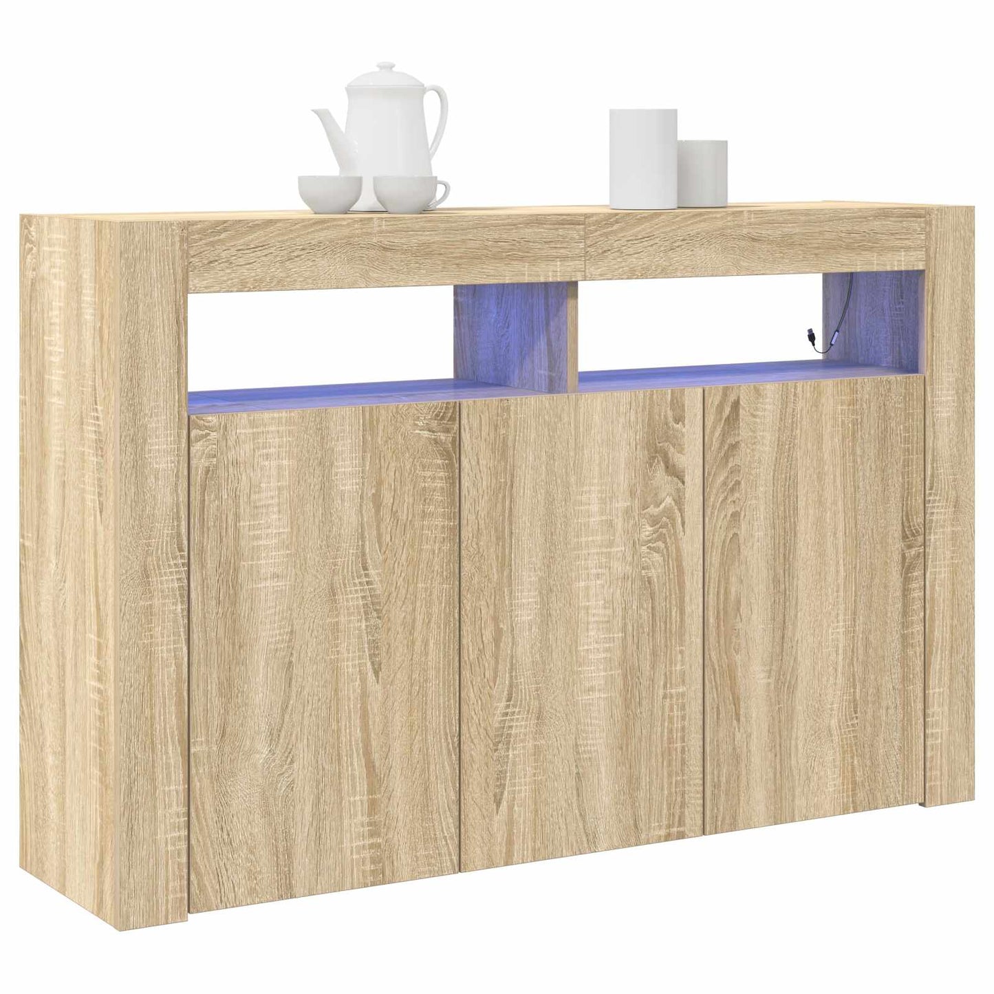 Sideboard Sonoma eg 116 x 30 x 75 cm Konstrueret træ