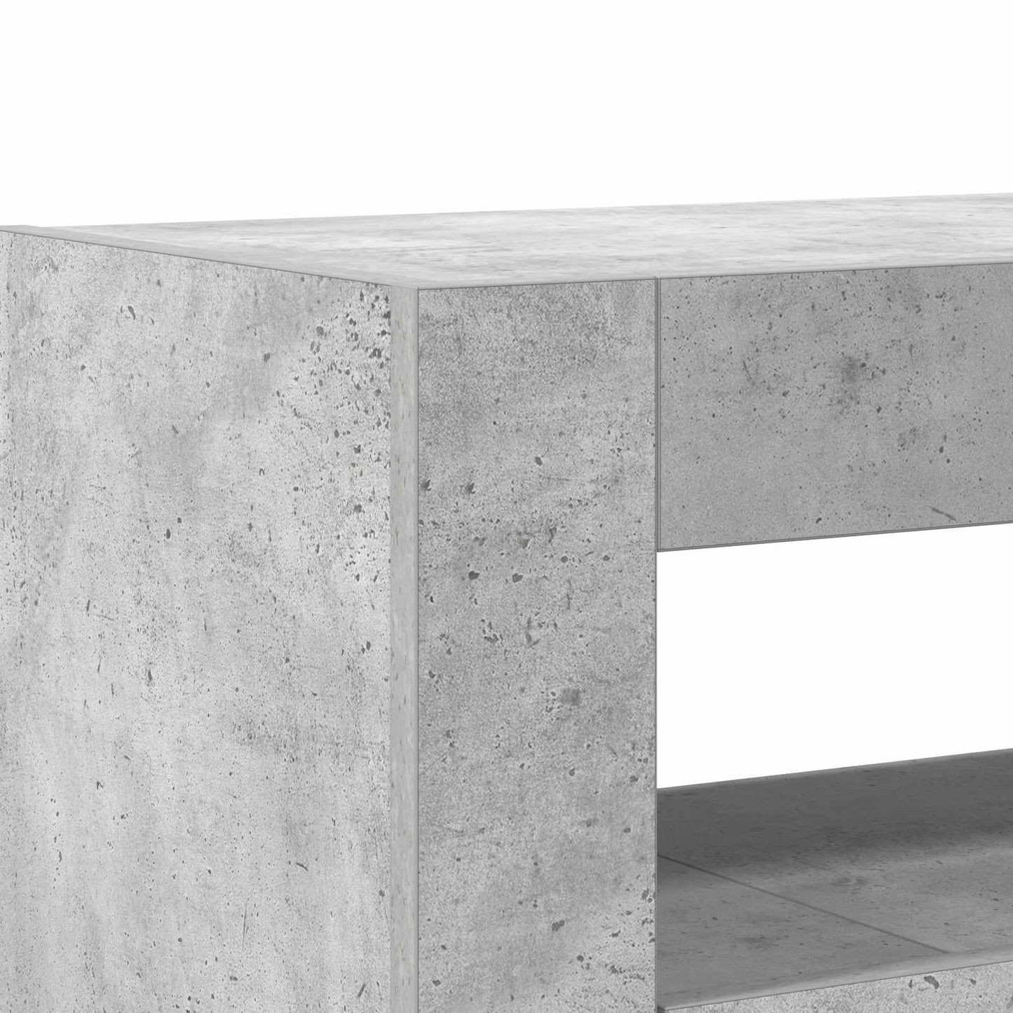 Sideboard Beton Grå 116 x 30 x 75 cm Konstrueret træ