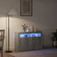 Sideboard Grå Sonoma 116 x 30 x 75 cm Konstrueret træ