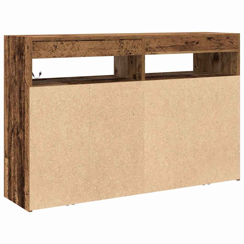 Sideboard Gammelt træ 116 x 30 x 75 cm Konstrueret træ