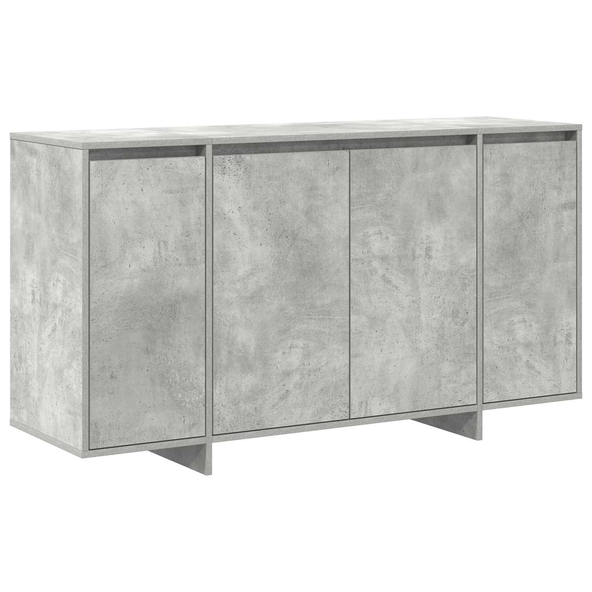 Sideboard Beton Grå 135 x 41 x 75 cm Konstrueret træ