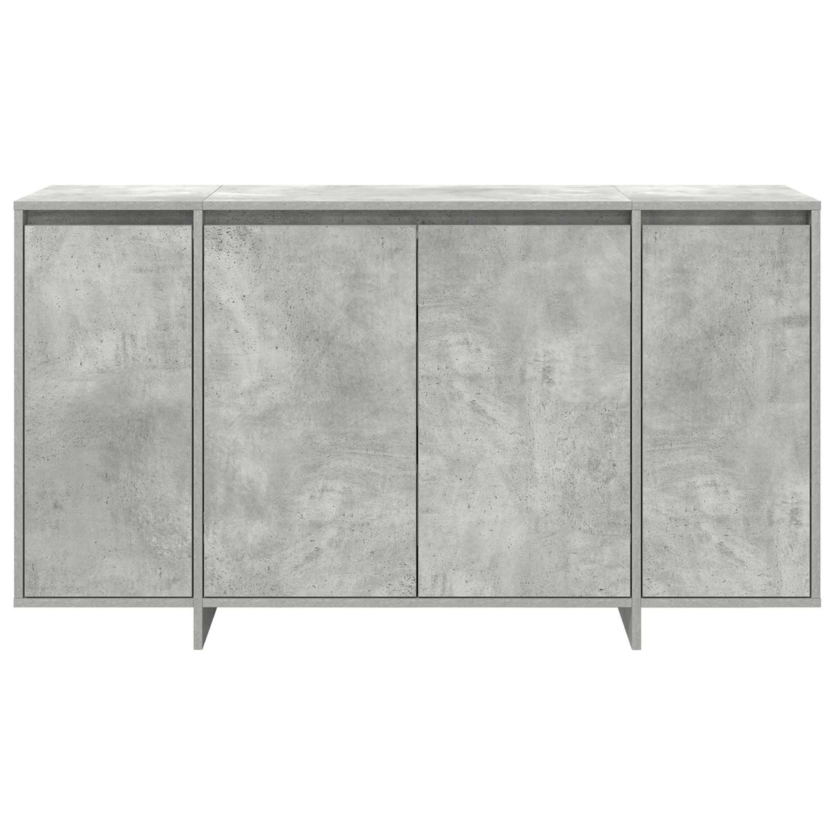 Sideboard Beton Grå 135 x 41 x 75 cm Konstrueret træ