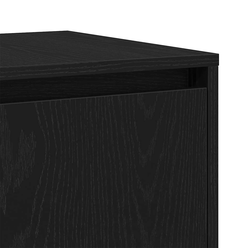 Sideboard Sort eg 120 x 41 x 75 cm Konstrueret træ