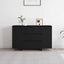 Sideboard Sort 120 x 41 x 75 cm Konstrueret træ