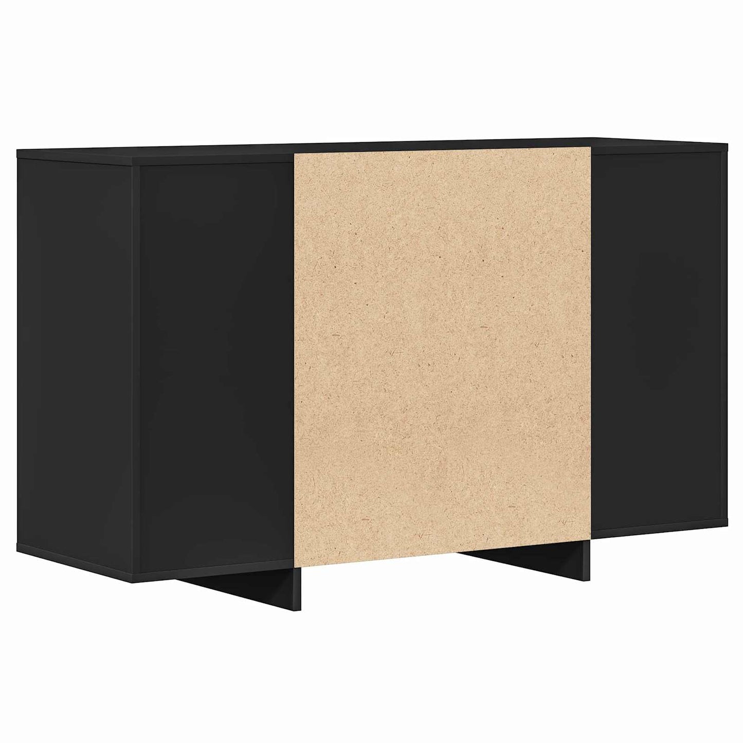 Sideboard Sort 120 x 41 x 75 cm Konstrueret træ