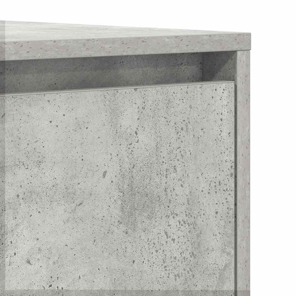 Sideboard Beton Grå 120 x 41 x 75 cm Konstrueret træ