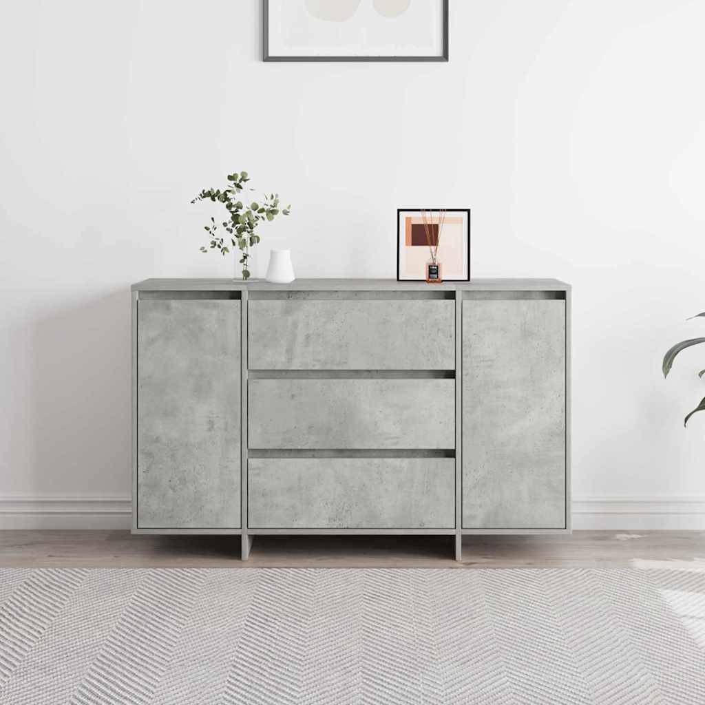 Sideboard Beton Grå 120 x 41 x 75 cm Konstrueret træ