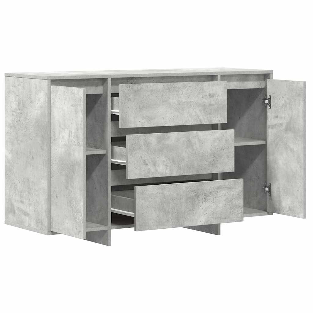 Sideboard Beton Grå 120 x 41 x 75 cm Konstrueret træ