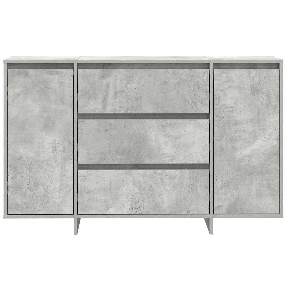 Sideboard Beton Grå 120 x 41 x 75 cm Konstrueret træ